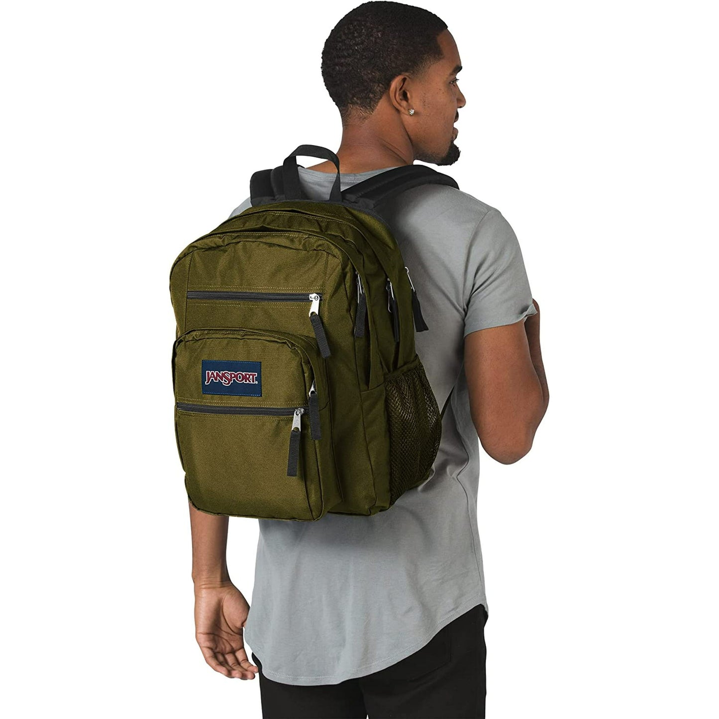 JanSport Backpack Big Student Army Green