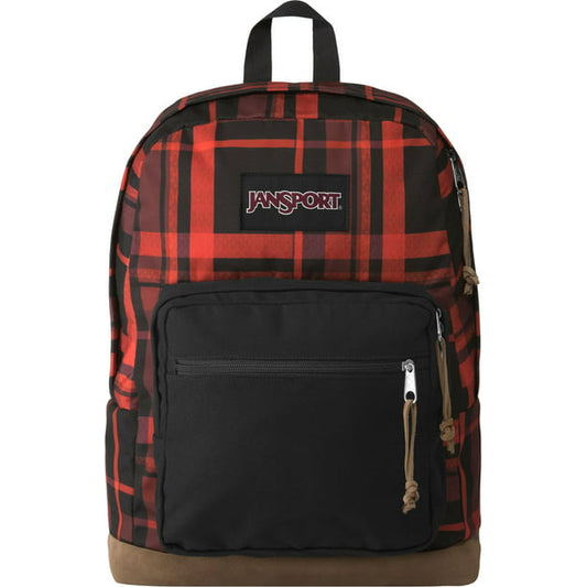 Jansport Right Pack Backpack Red Diamond Plaid