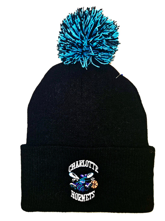 Charlotte Hornets Knit Beanie Hat - Black