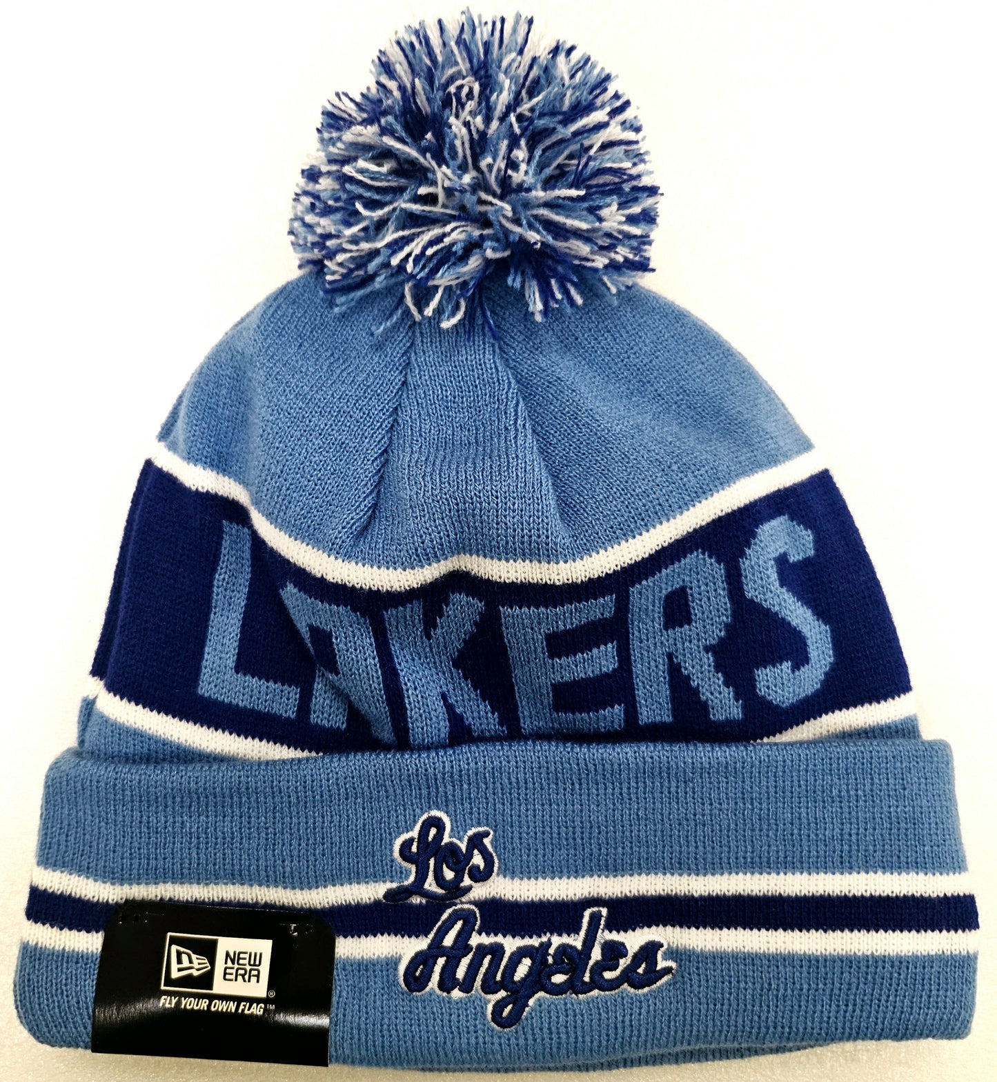 New Era Classic Cuffed Beanie Hat - NBA Los Angeles Lakers