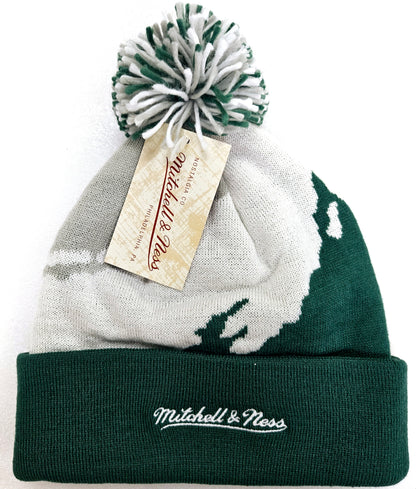 Adidas Boston Celtics NBA Cuffed Knit Pom Hat