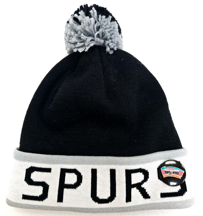 San Antonio Spurs Cuffed Knit Hat with Pom