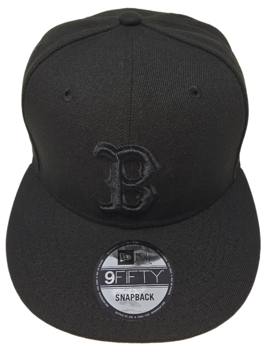 Boston Red Sox Authentic New Era 9FIFTY Blackout Snapback Baseball Cap