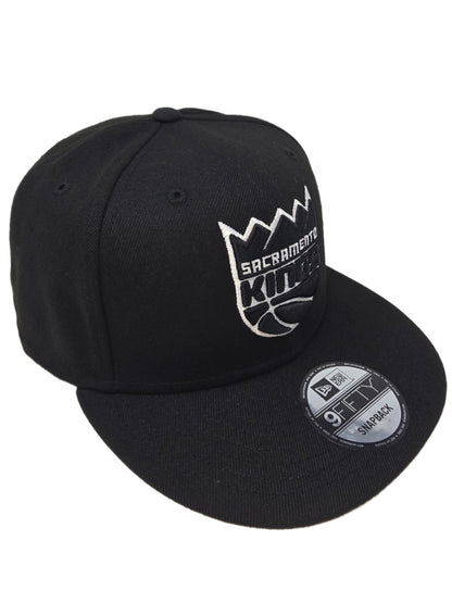 Sacramento Kings Authentic New Era 9FIFTY Black Snapback Baseball Cap