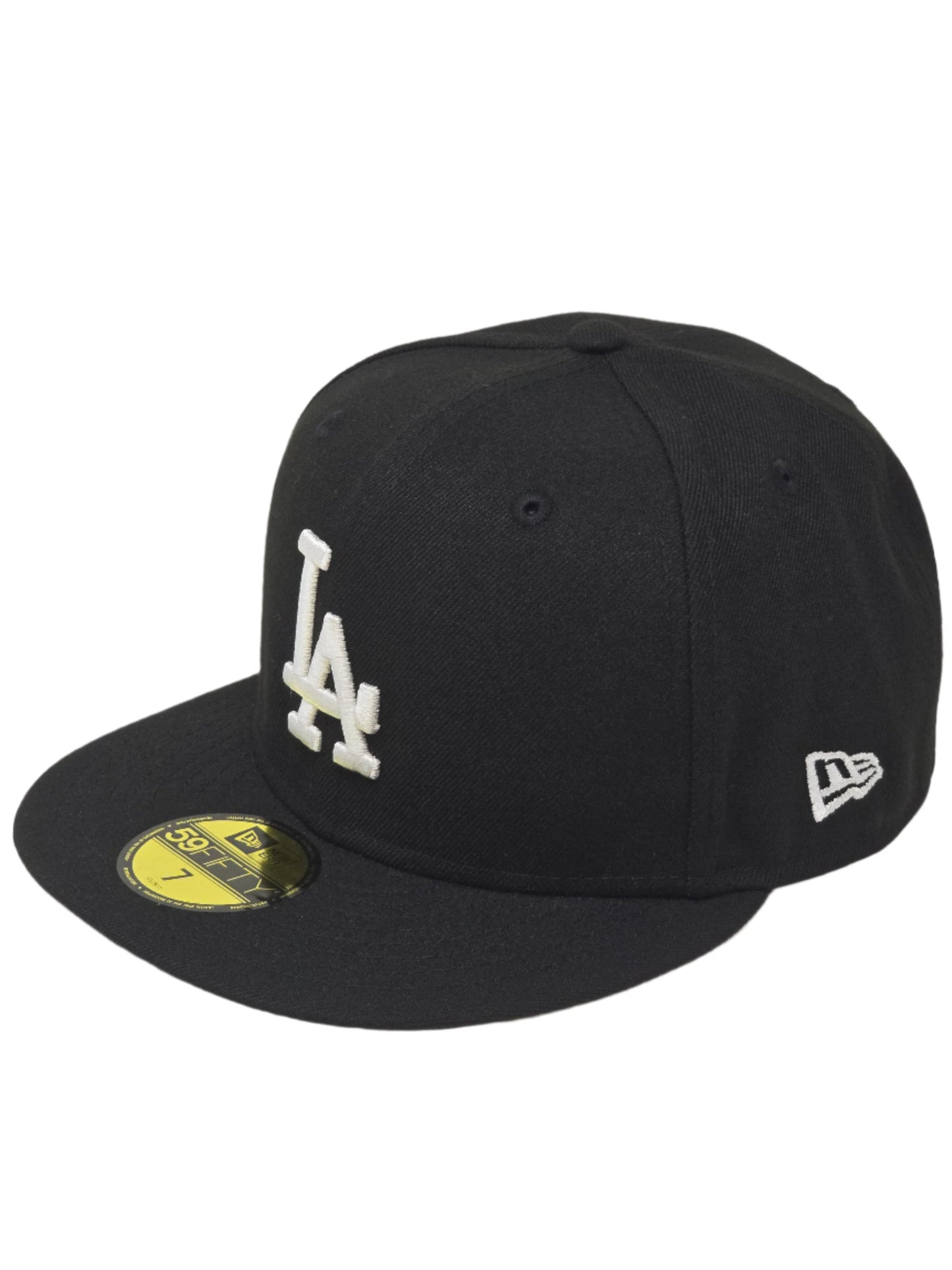 Los Angeles Dodgers New Era 59FIFTY Black Fitted Hat Authentic Collection