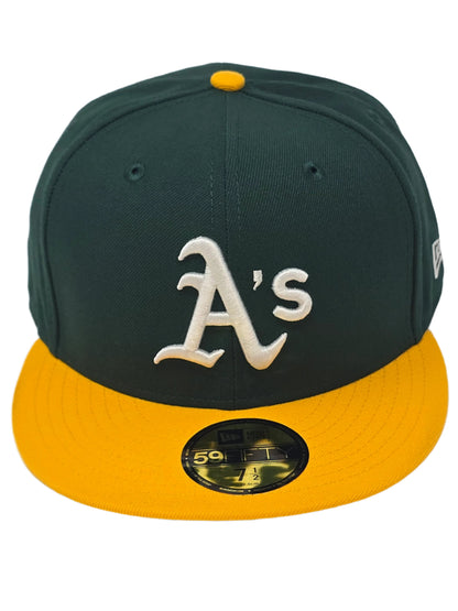 Oakland A's New Era 59FIFTY Fitted Hat Authentic Collection