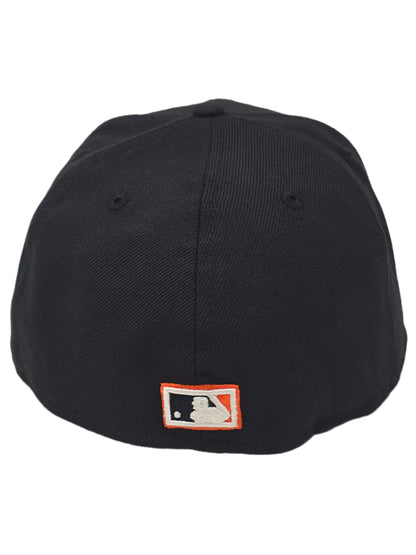 Baltimore Orioles New Era 59FIFTY Black Fitted Hat Authentic Collection