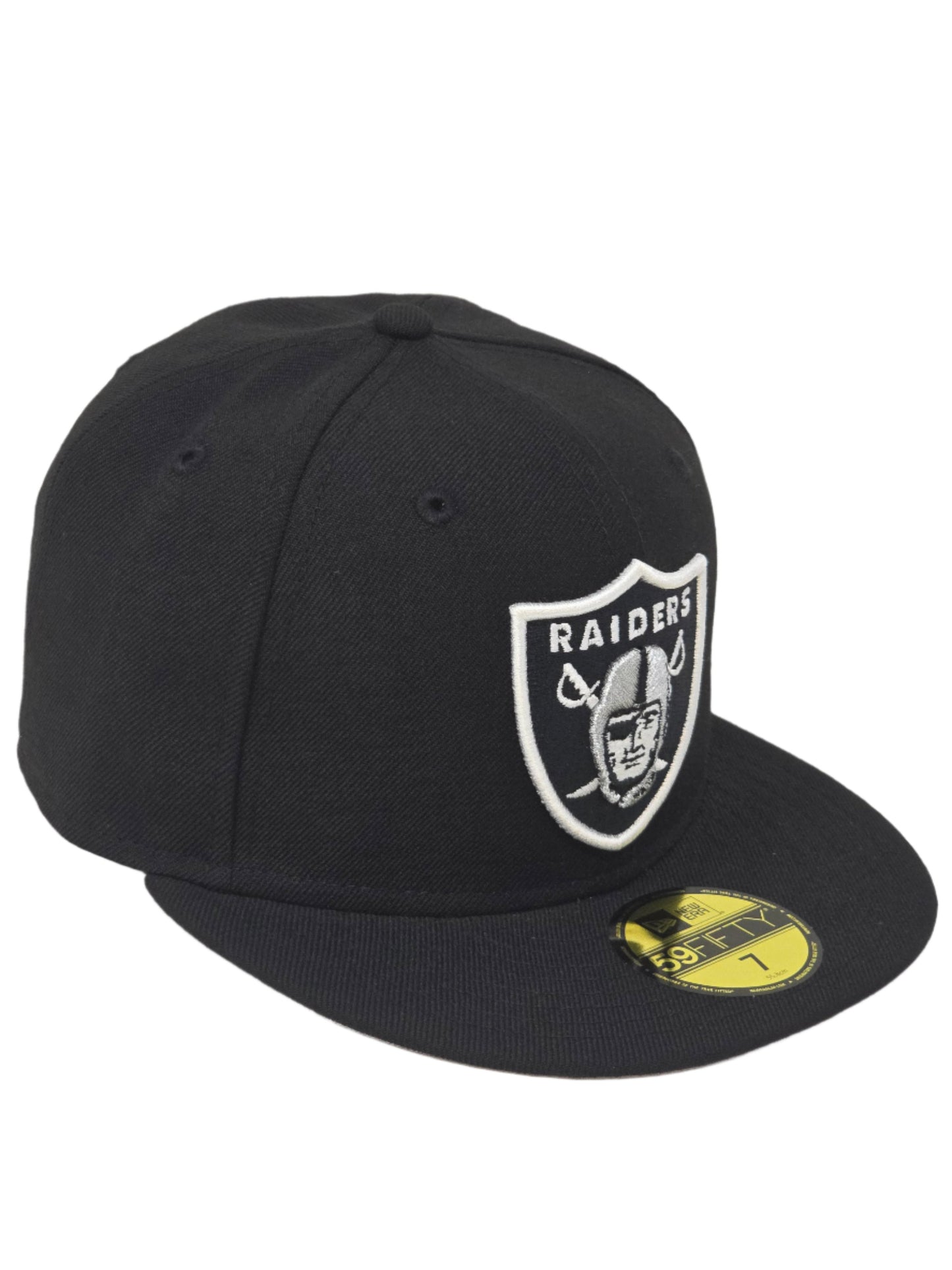 Las Vegas Raiders New Era 59FIFTY Black Fitted Hat Authentic Collection