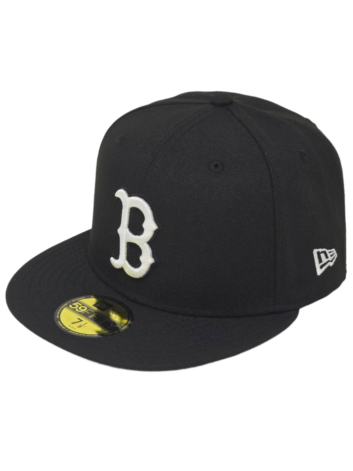 Boston Red Sox New Era 59FIFTY Black Fitted Hat Authentic Collection