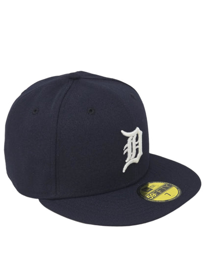 Detroit Tigers New Era 59FIFTY Navy Fitted Hat Authentic Collection