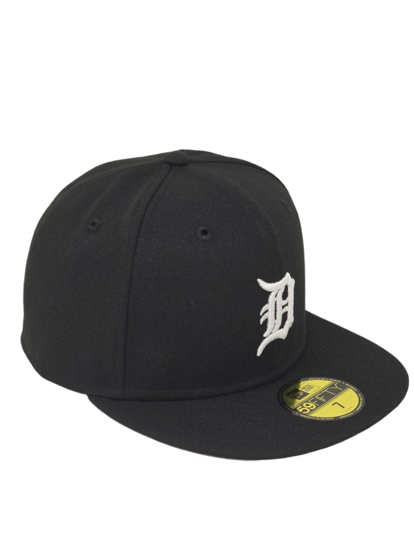 Detroit Tigers New Era 59FIFTY Black Fitted Hat Authentic Collection