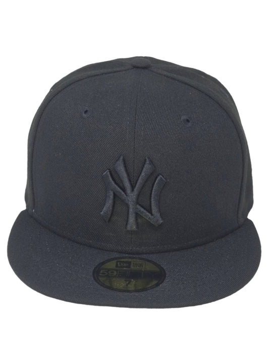 New York Yankees New Era 59FIFTY Blackout Fitted Hat Authentic Collection