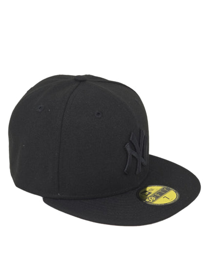 New York Yankees New Era 59FIFTY Blackout Fitted Hat Authentic Collection