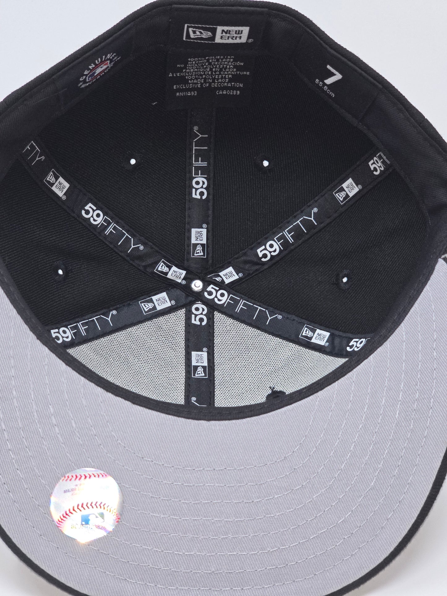 New York Yankees New Era 59FIFTY Blackout Fitted Hat Authentic Collection