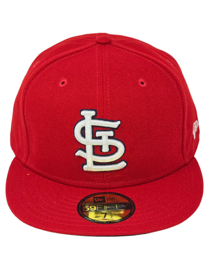 St. Louis Cardinals New Era 59FIFTY Red Fitted Hat Authentic Collection