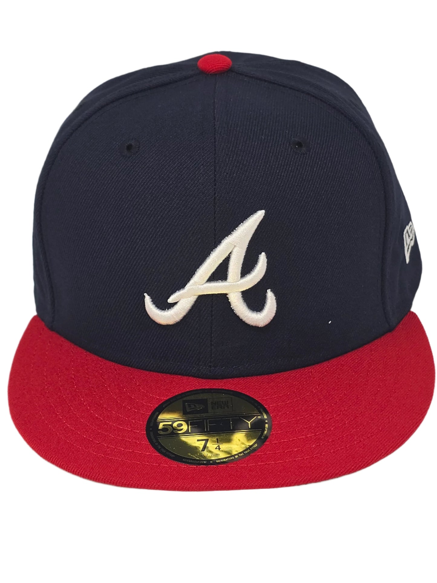 Atlanta Braves New Era Fitted 59FIFTY Fitted Official Team Colors Baseball Cap