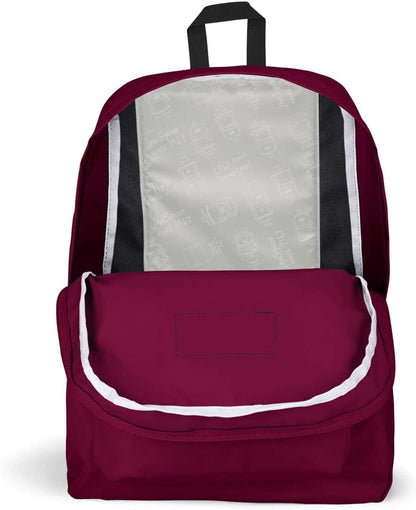 JansPort Superbreak Russet Red Backpack JS0A4QUT04S