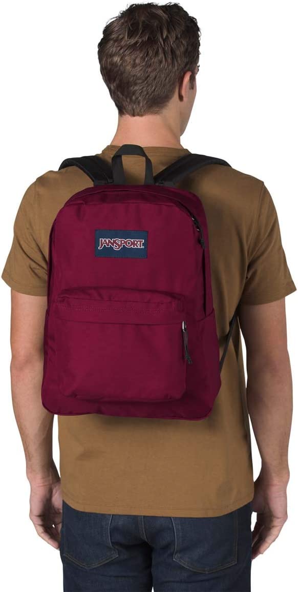 JansPort Superbreak Russet Red Backpack JS0A4QUT04S