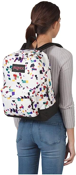 Jansport Superbreak Black Label Backpack Holiday Geo Party