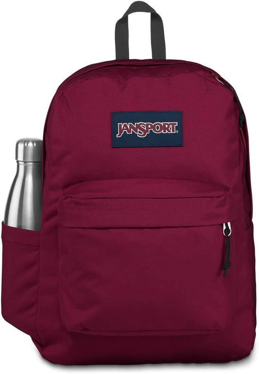 JansPort Superbreak Russet Red Backpack JS0A4QUT04S