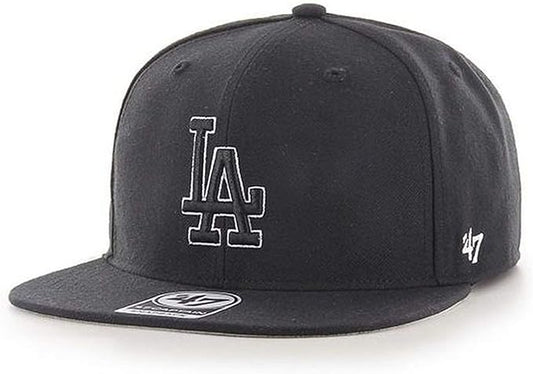 '47 Brand Snapback Cap - NO Shot Los Angeles Dodgers Black