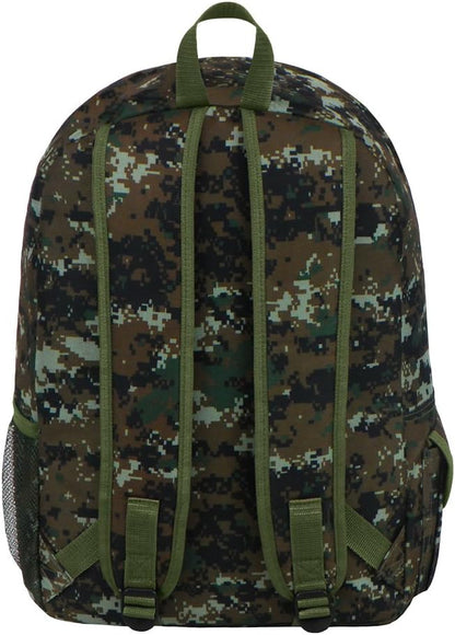 East West U.S.A BC104 Digital Camouflage Military Sports Backpack - Green Camo