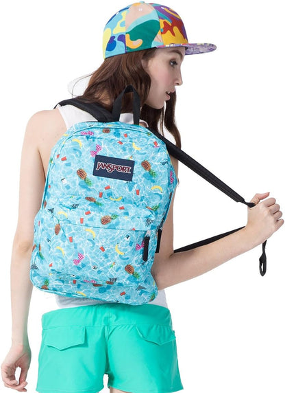 Jansport Superbreak Backpack Multi Pool Party