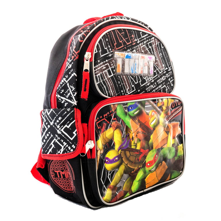 Teenage Mutant Ninja Turtles 12" Black & Red Backpack