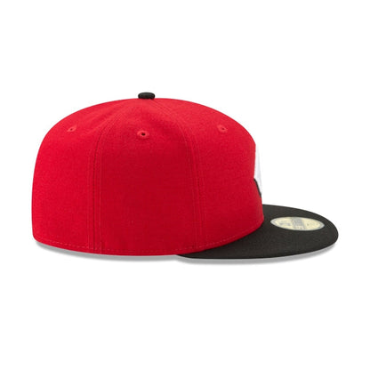 New Era 59FIFTY Fitted Hat Cincinnati Reds Authentic Collection Road