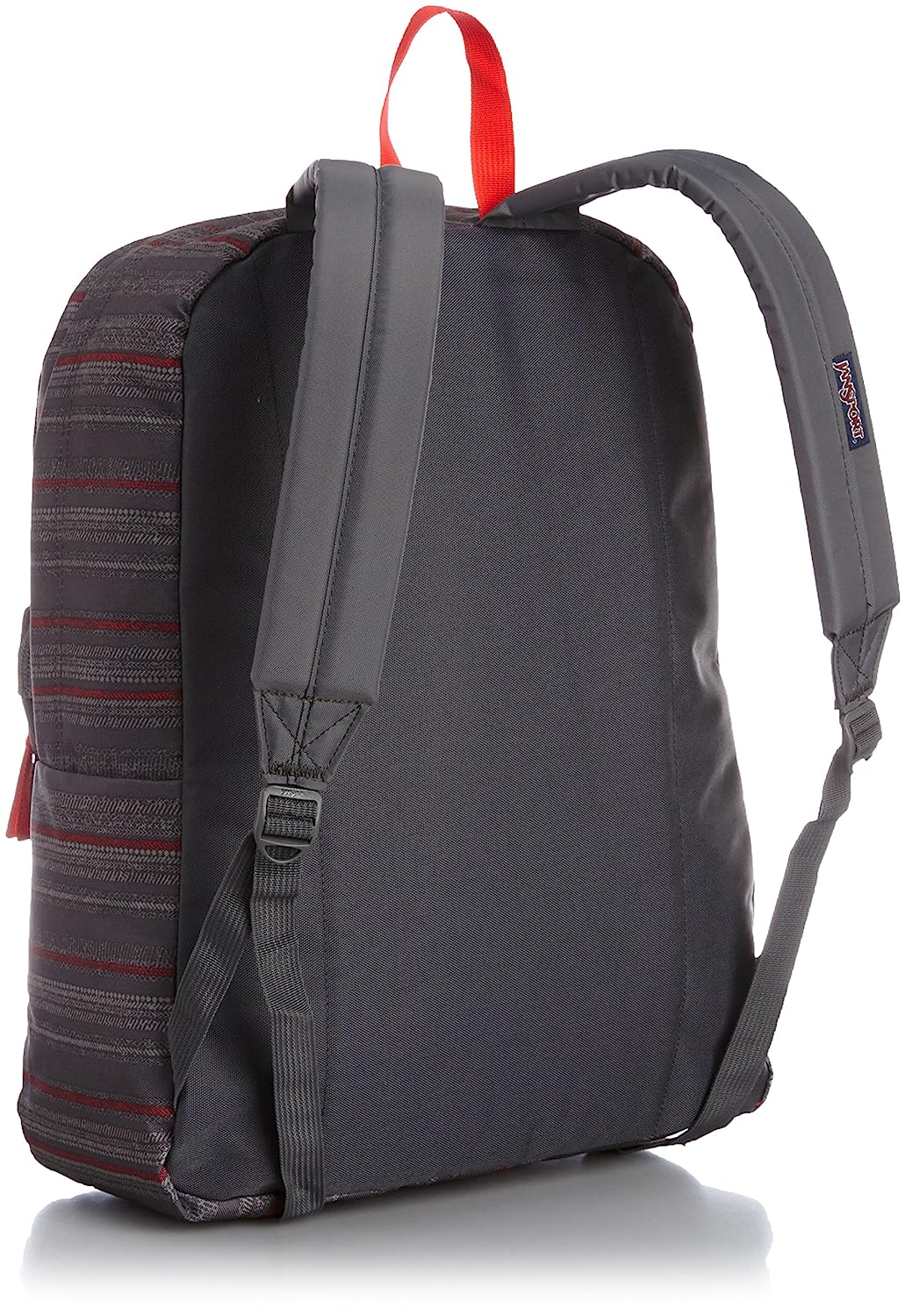 Jansport Superbreak Backpack Red Tape Grunge Stripe