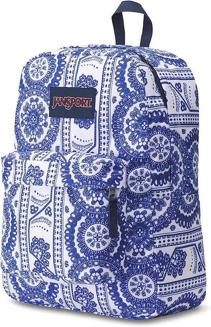 Jansport Superbreak Backpack White Swedish Lace