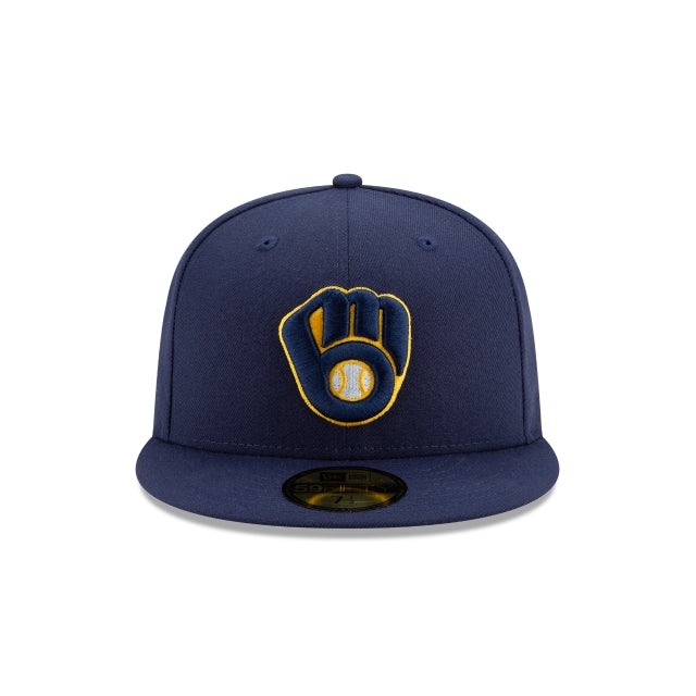 New Era 59FIFTY Fitted Hat Milwaukee Brewers Authentic Collection