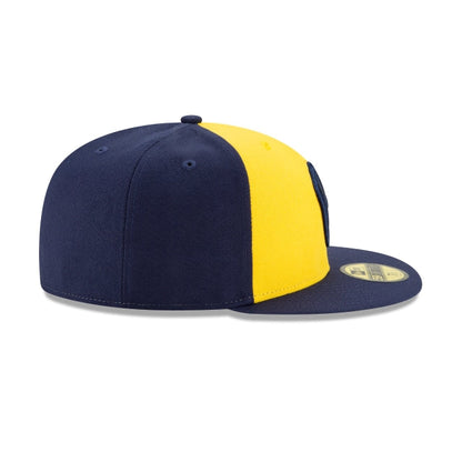 New Era 59FIFTY Fitted Hat Milwaukee Brewers Authentic Collection Alt