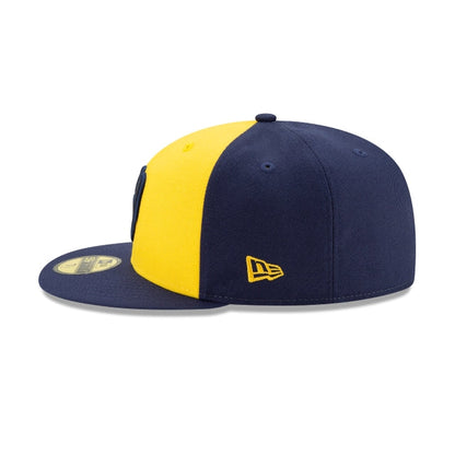 New Era 59FIFTY Fitted Hat Milwaukee Brewers Authentic Collection Alt