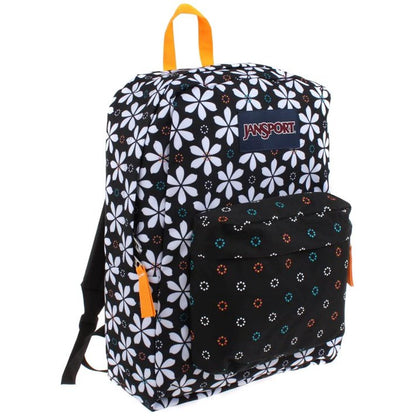 Jansport Superbreak Backpack Black Floral Geo