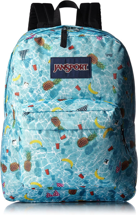 Jansport Superbreak Backpack Multi Pool Party