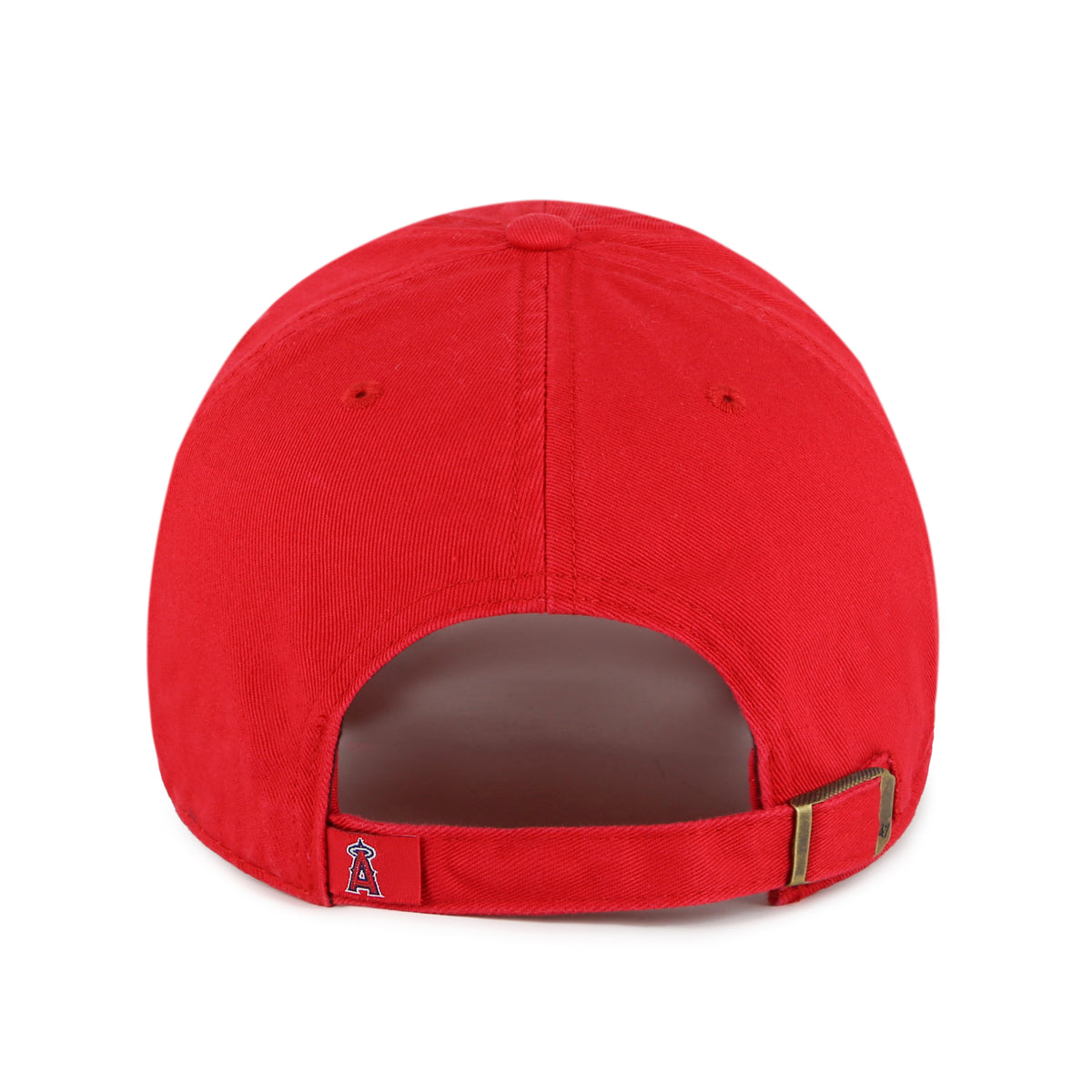 '47 MLB Los Angeles Angels Clean Up Adjustable Hat Red