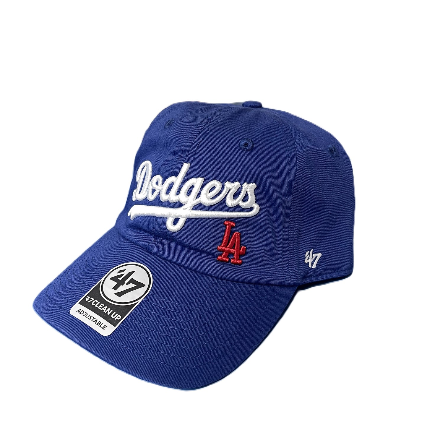 47 Brand Los Angeles Dodgers Script Baseball Cap - Blue, Black, Beige