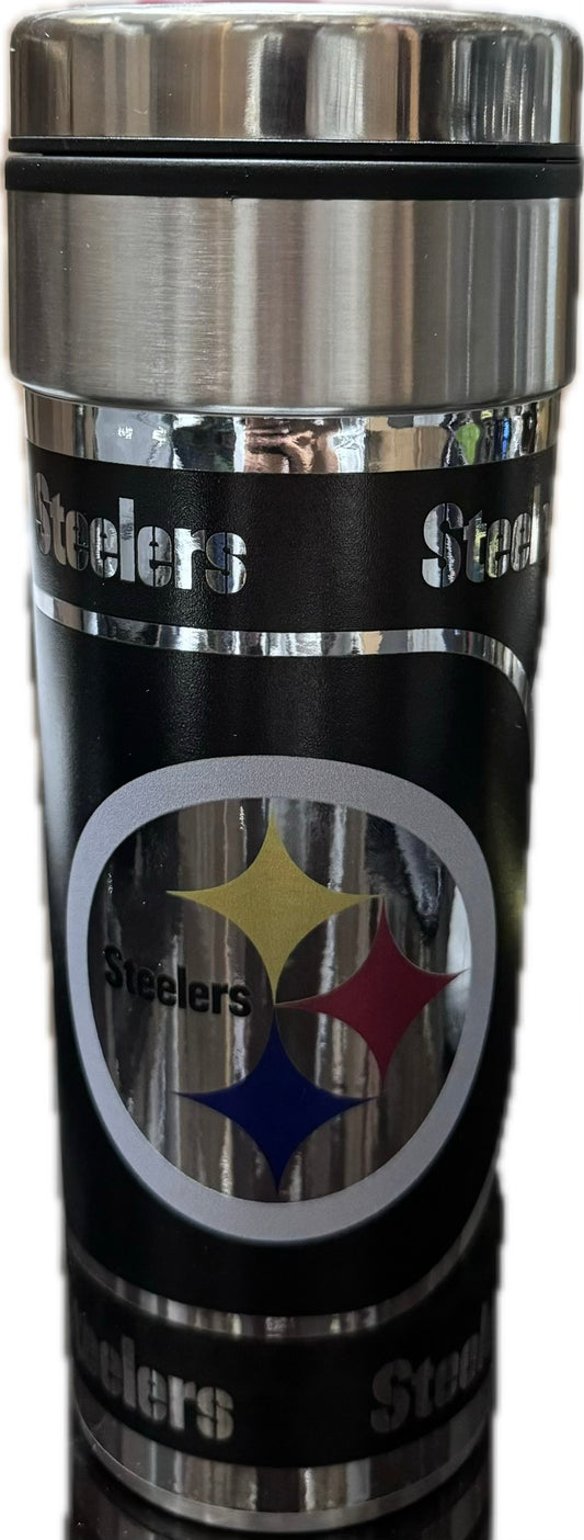 Pittsburgh Steelers Travel Tumbler Stainless Steel 22oz