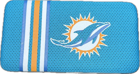 New NFL Shell Mesh Clutch Wallet - Miami Dolphins