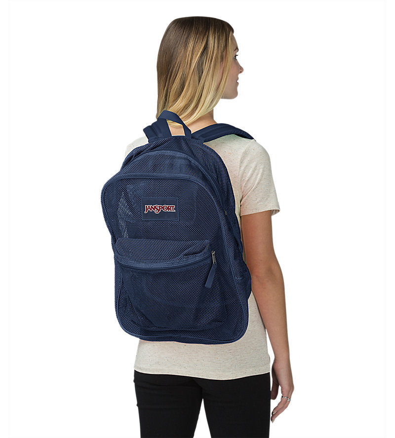 Jansport Mesh Pack Backpack - Navy Blue