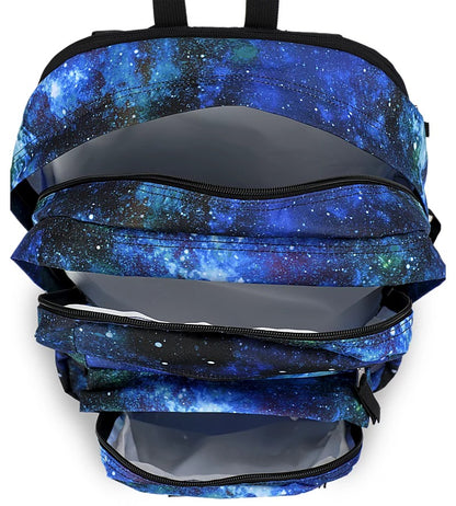 JanSport Backpack Big Student Cyberspace Galaxy