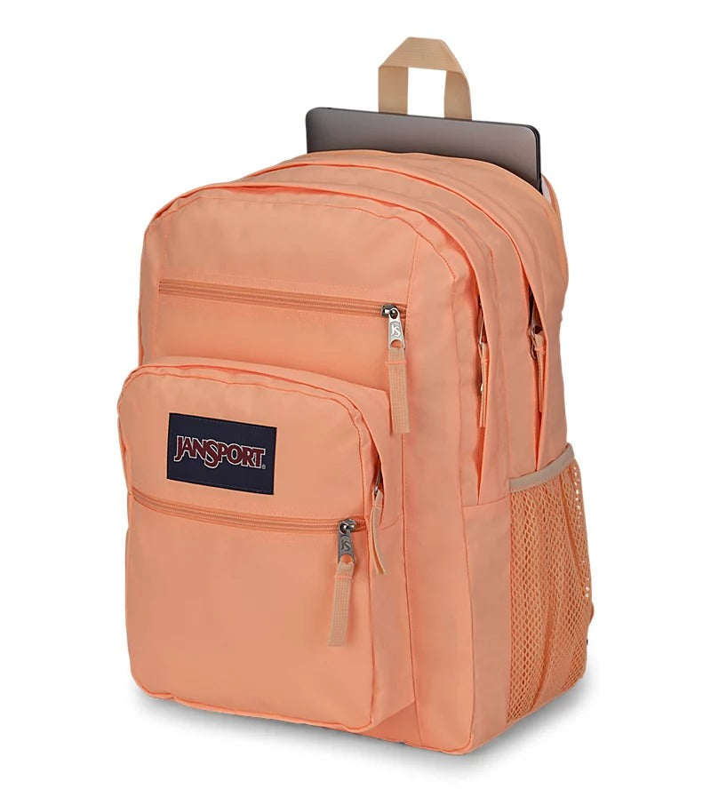 JanSport Backpack Big Student Peach Neon