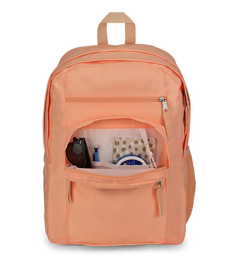 JanSport Backpack Big Student Peach Neon