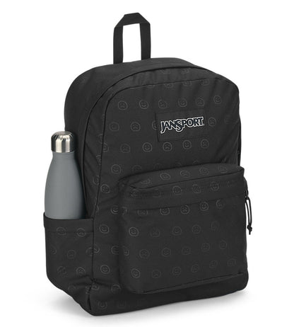 Jansport Backpack Superbreak Plus Happy And Sad Black