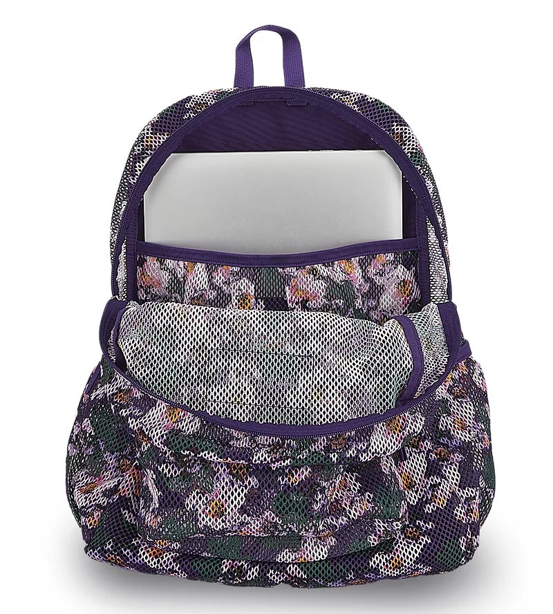 JanSport ECO Mesh Pack Purple Petals