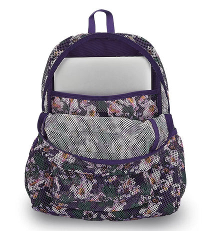 JanSport ECO Mesh Pack Purple Petals