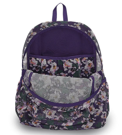 JanSport ECO Mesh Pack Purple Petals