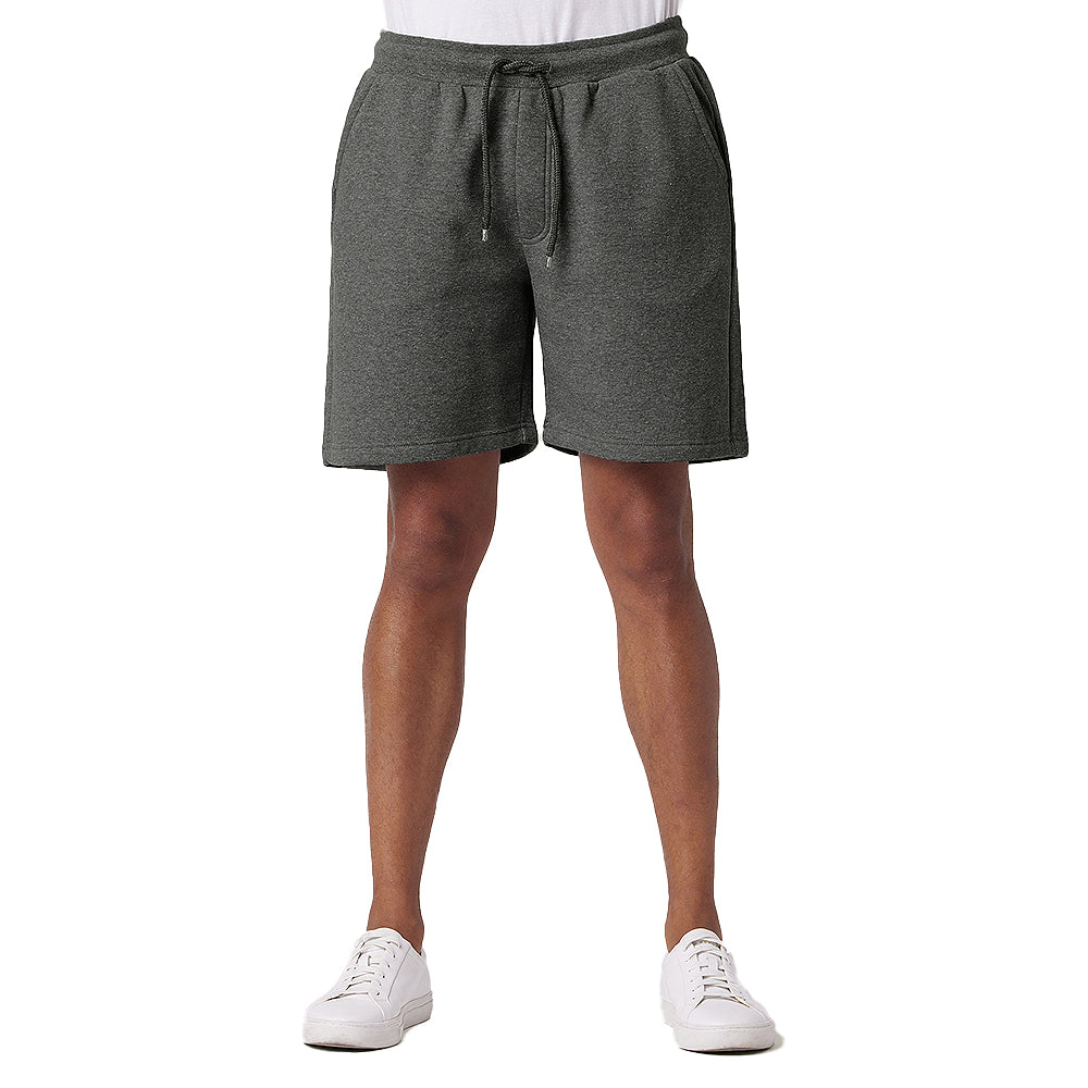 Unisex Light Weight Shorts Fleece Pants Light Charcoal Heather 7oz