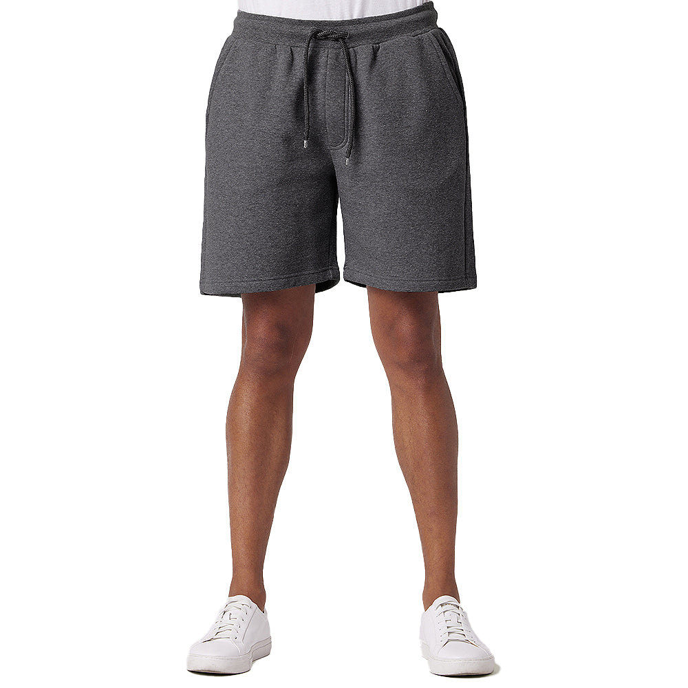 Unisex Light Weight Shorts Fleece Pants Charcoal Heather 7oz